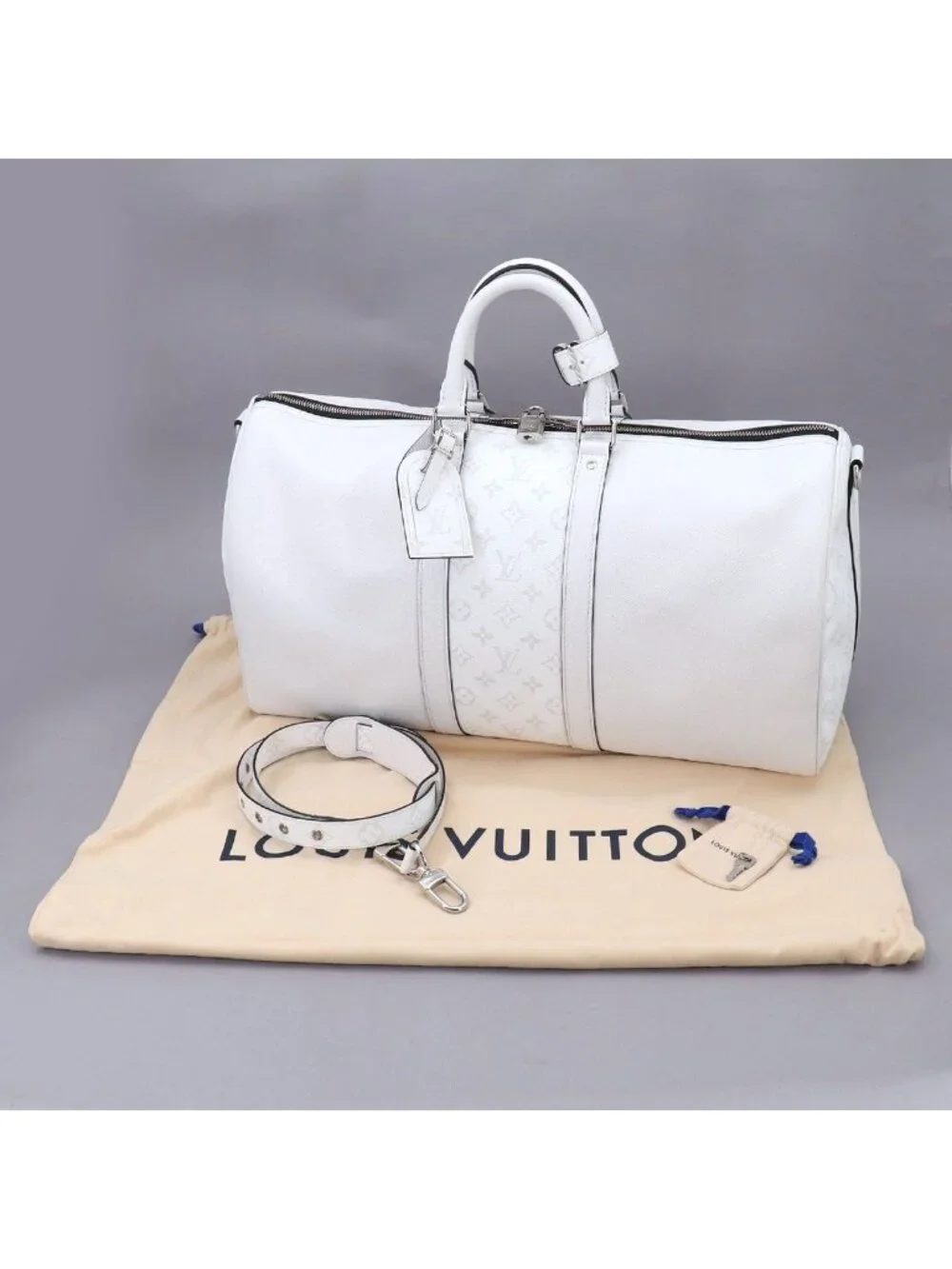 Louis Vuitton Taigarama Keepall Bandouliere 50 2-Way Boston Shoulder